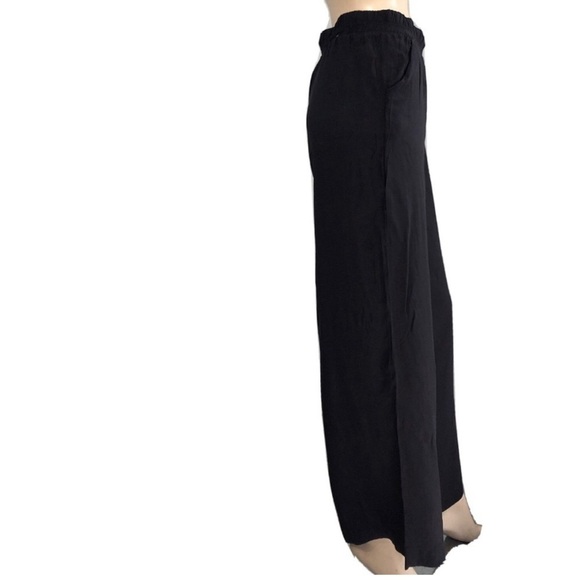 elan see true high waist pants elastic waist black - Picture 2 of 13